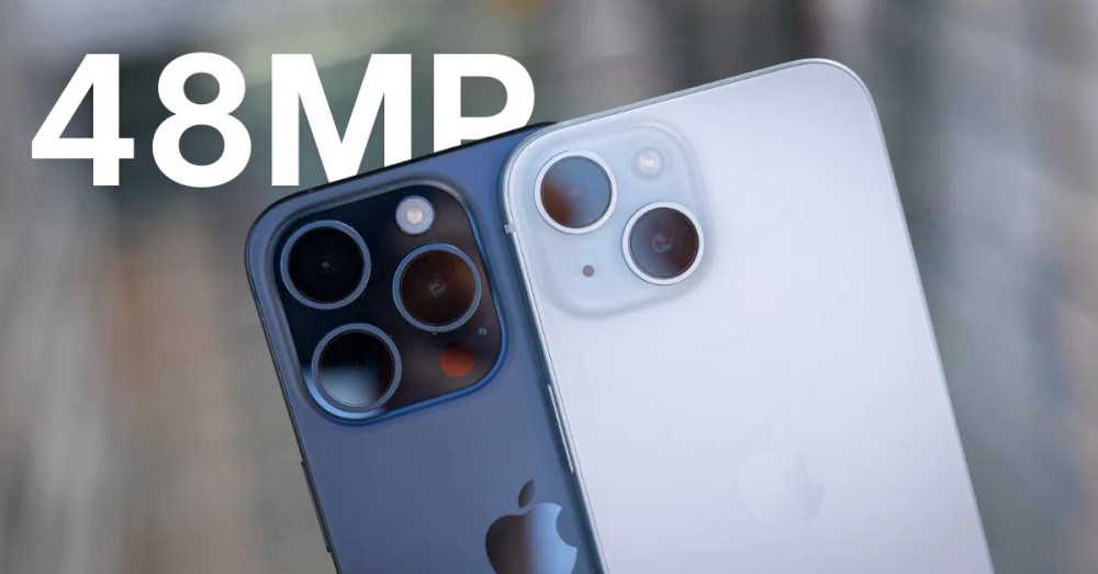 Camera 48MP trên iPhone 15 cho chất lượng ảnh sắc nét hơn.